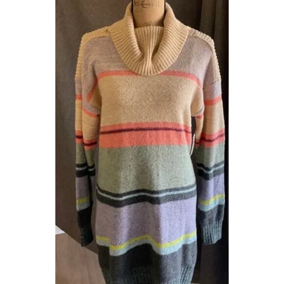 Daily Practice Striped Sweater Dress. Xsmall - Picture 5 of 6